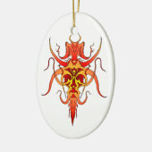 Demonstratieontwerp Tattoo Keramisch Ornament (Links)