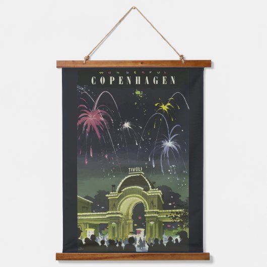  demonstratiereisposter Kopenhagen Hangend Wandkleed (Voorkant)