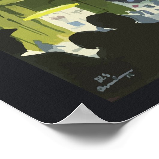 demonstratiereisposter Kopenhagen Poster (Hoek)