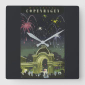  demonstratiereisposter Kopenhagen Vierkante Klok (Voorkant)
