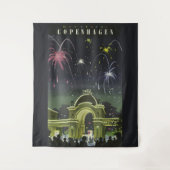 demonstratiereisposter Kopenhagen Wandkleed (Voorkant)