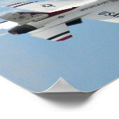 Demonstratieteam voor undervogelvlucht poster (Hoek)