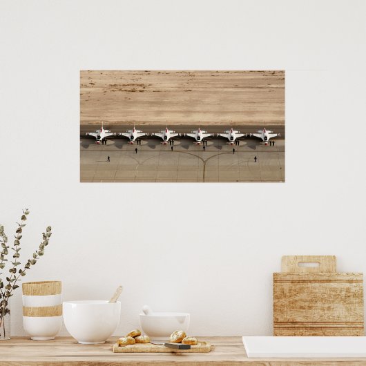 Demonstratieteam voor undervogelvlucht poster (Keuken)