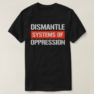 Demonteer Systemen van Onderdrukking Rechthoekige T-shirt