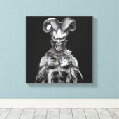 Demonteren op zwarte Canvas Afdrukken (Insitu (Houten vloer))