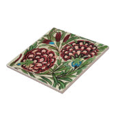 DeMorgan Persian Style Floral Repro Antiek HP Tegeltje (Zijkant)