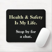 DeMotivational Health and Safety Gezegde Mousepad Muismat (Met muis)