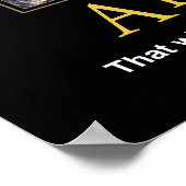 Demotivationeel Poster: tegenspoed Poster (Hoek)