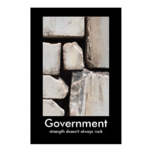 Demotivationeel Poster van de overheid