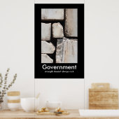 Demotivationeel Poster van de overheid (Keuken)