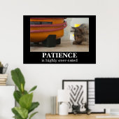 Demotivationeel Poster voor de patiënt en de muis (Thuiskantoor)