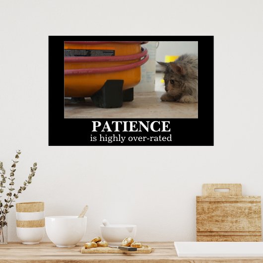 Demotivationeel Poster voor de patiënt en de muis (Keuken)