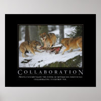 Demotivationeel Poster voor samenwerking