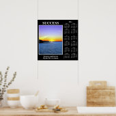 Demotivationele agenda 2014: Betekenis van succes Poster (Keuken)