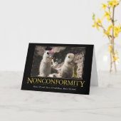 Demotivationele Kaart: non-conformiteit Kaart (Gele Bloem)