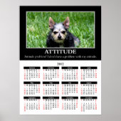 Demotivationele wandkalender 2012: Attitude Poster (Voorkant)