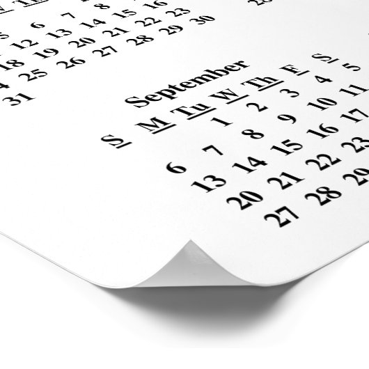 Demotivationele wandkalender van 2015: Slechte hou Poster (Hoek)