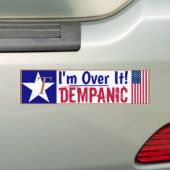 Dempanic- Ik ben er klaar mee Bumpersticker (Op auto)