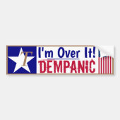 Dempanic- Ik ben er klaar mee Bumpersticker (Voorkant)