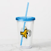 Dempen Acryl Drinkbeker (Achterkant)