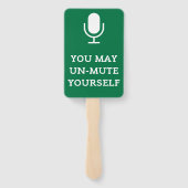 Dempen en UnMute Classroom Sign of Handwaaier (Achterkant)