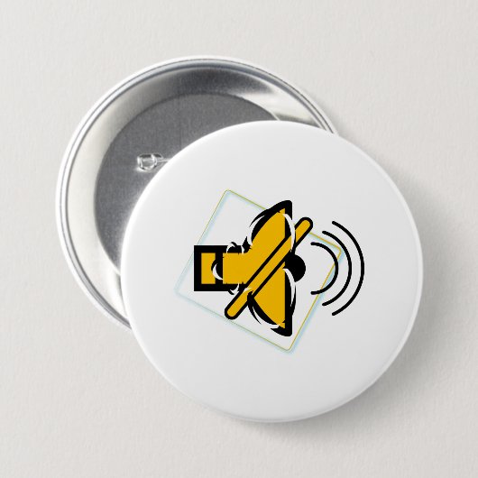 Dempen Ronde Button 7,6 Cm (Voorkant /achterkant)