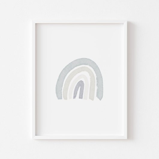 Dempen set van 3 regenboog kinderkamer kunst print