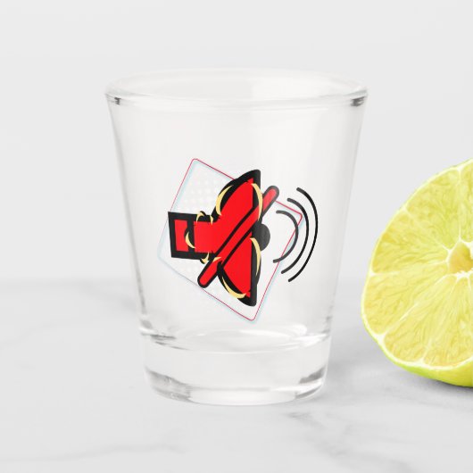 Dempen Shot Glas (Voorkant)