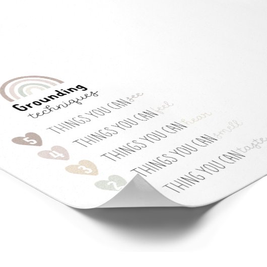 Dempen Toon aarding techniek poster (Hoek)