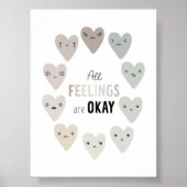 Dempen Toon Alle gevoelens zijn OK poster (Voorkant)