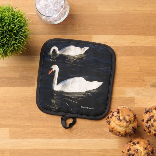 Dempen Zwanen pot houder (Top down)