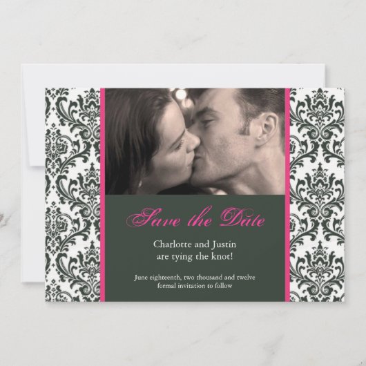 demper; Save the date (Voorkant)