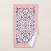 Dempingspatroon van de Bourgognij, wazige gesplete Bad Handdoek (Handdoek)