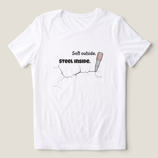 Dempowerende vrouwen quote kleding Tri-Blend shirt (Design voorkant)