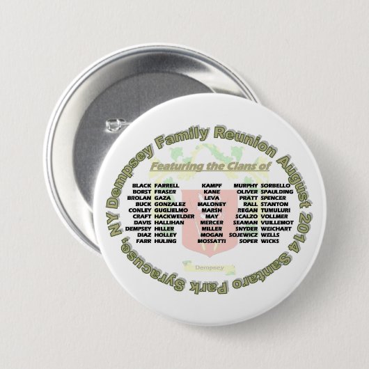 Dempsey 2014 Reunion Button (Voorkant /achterkant)