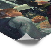 Dempsey and Firpo (1924) van George Bellows Poster (Hoek)