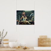 Dempsey and Firpo (1924) van George Bellows Poster (Keuken)