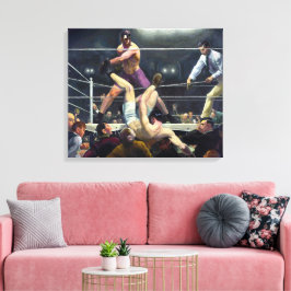 Dempsey and Firpo | George Bellows | Canvas Afdruk