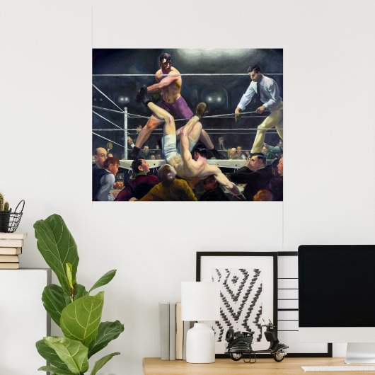 Dempsey and Firpo | George Bellows | Poster (Thuiskantoor)