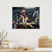 Dempsey and Firpo | George Bellows | Poster (Keuken)