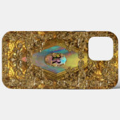 Dempsey Elegant Chic Monogram Case-Mate iPhone Case (Achterkant (horizontaal))