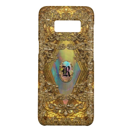 Dempsey Elegant VIII Monogram Case-Mate Samsung Galaxy Hoesje (Achterkant)