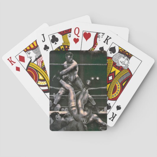 Dempsey en Firpo 1923 Pokerkaarten (Achterkant)
