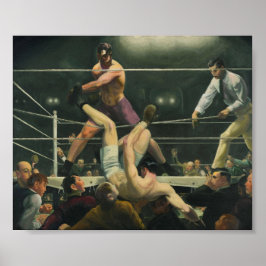 Dempsey en Firpo Boxing - George Bellows Poster