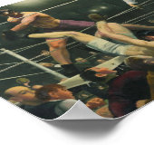 Dempsey en Firpo Boxing - George Bellows Poster (Hoek)