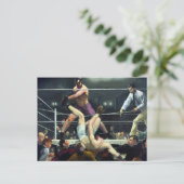 Dempsey en Firpo door George Bellows Briefkaart (Staand voorkant)
