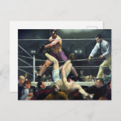 Dempsey en Firpo door George Bellows Briefkaart (Voorkant / Achterkant)