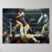 Dempsey en Firpo door George Bellows Poster (Voorkant)