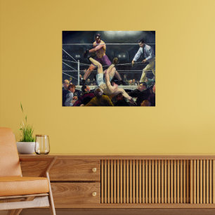 Dempsey en Firpo George Bellows Poster