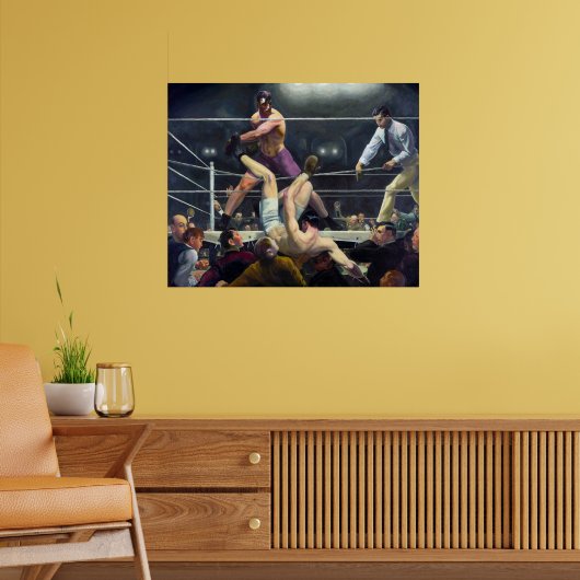 Dempsey en Firpo | George Bellows | Poster (Woonkamer 2)